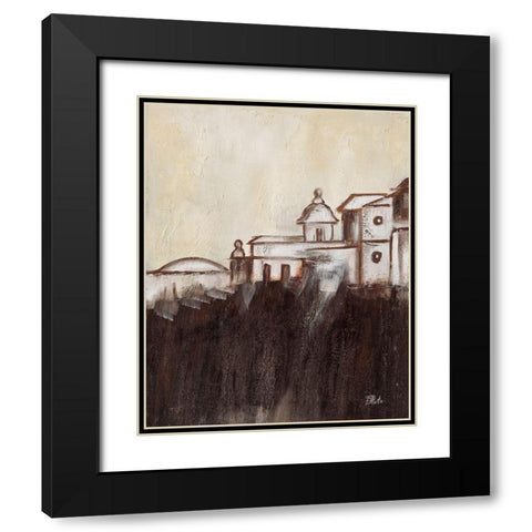 Old Cartagena I Black Modern Wood Framed Art Print with Double Matting by Pinto, Patricia