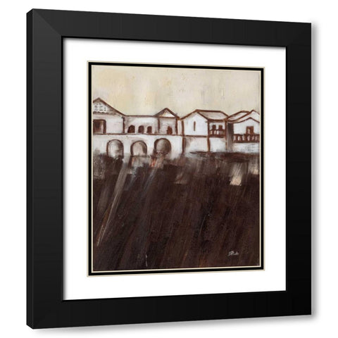 Old Cartagena III Black Modern Wood Framed Art Print with Double Matting by Pinto, Patricia