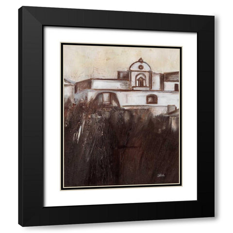 Old Cartagena V Black Modern Wood Framed Art Print with Double Matting by Pinto, Patricia