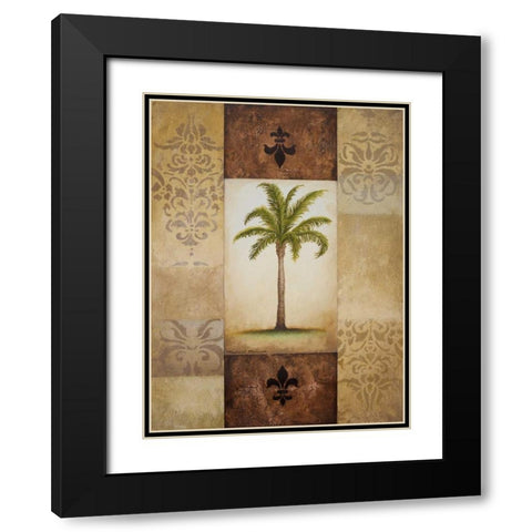 Fantasy Palm I Black Modern Wood Framed Art Print with Double Matting by Marcon, Michael
