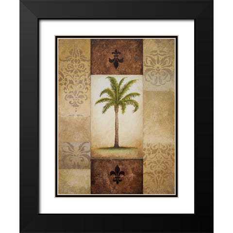 Fantasy Palm I Black Modern Wood Framed Art Print with Double Matting by Marcon, Michael