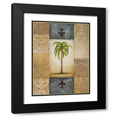 Fantasy Palm II Black Modern Wood Framed Art Print with Double Matting by Marcon, Michael