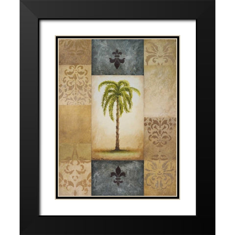 Fantasy Palm II Black Modern Wood Framed Art Print with Double Matting by Marcon, Michael