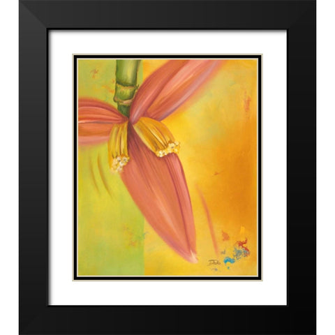 Exotica II Black Modern Wood Framed Art Print with Double Matting by Pinto, Patricia