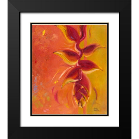 Exotica IV Black Modern Wood Framed Art Print with Double Matting by Pinto, Patricia