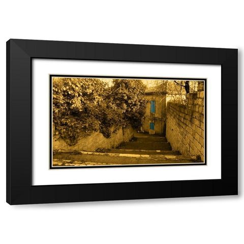 Jerusalem I Black Modern Wood Framed Art Print with Double Matting by Mabat, Ynon