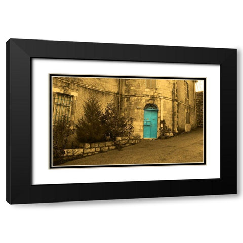 Jerusalem II Black Modern Wood Framed Art Print with Double Matting by Mabat, Ynon