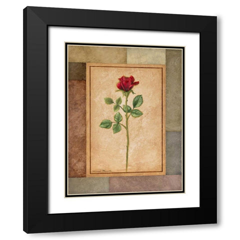 Changing Colors I Black Modern Wood Framed Art Print with Double Matting by Marcon, Michael