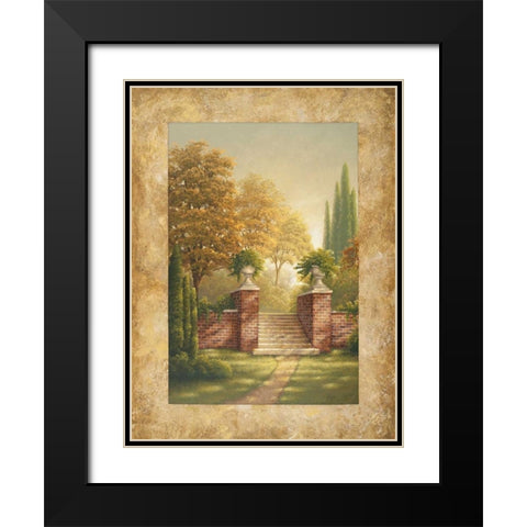 Autumn Light I Black Modern Wood Framed Art Print with Double Matting by Marcon, Michael