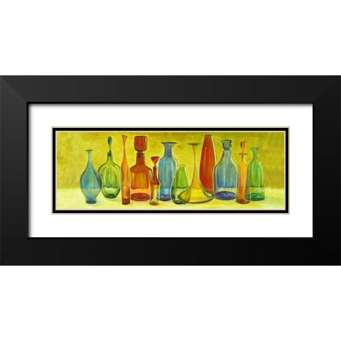 Murano Glass I Black Modern Wood Framed Art Print with Double Matting by Pinto, Patricia