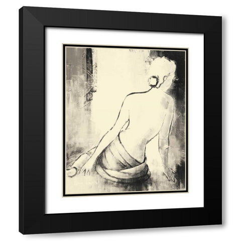Figurative Woman I Black Modern Wood Framed Art Print with Double Matting by Loreth, Lanie
