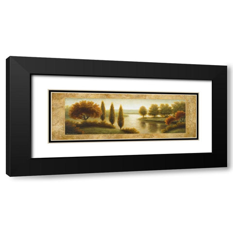 Rockford I Black Modern Wood Framed Art Print with Double Matting by Marcon, Michael
