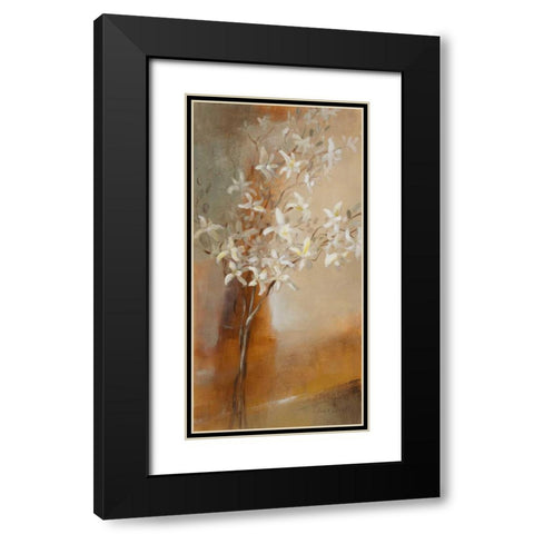Misty Orchids I Black Modern Wood Framed Art Print with Double Matting by Loreth, Lanie
