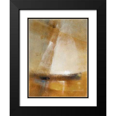 On Misty Waters I Black Modern Wood Framed Art Print with Double Matting by Loreth, Lanie