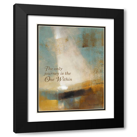 Adjust the Sails and Journey II Black Modern Wood Framed Art Print with Double Matting by Loreth, Lanie