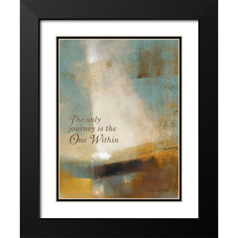 Adjust the Sails and Journey II Black Modern Wood Framed Art Print with Double Matting by Loreth, Lanie