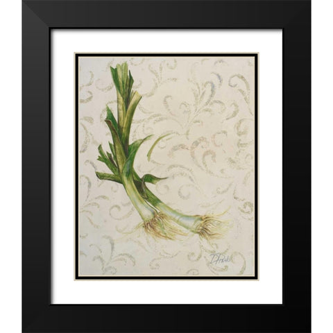 Botanica II Black Modern Wood Framed Art Print with Double Matting by Pinto, Patricia