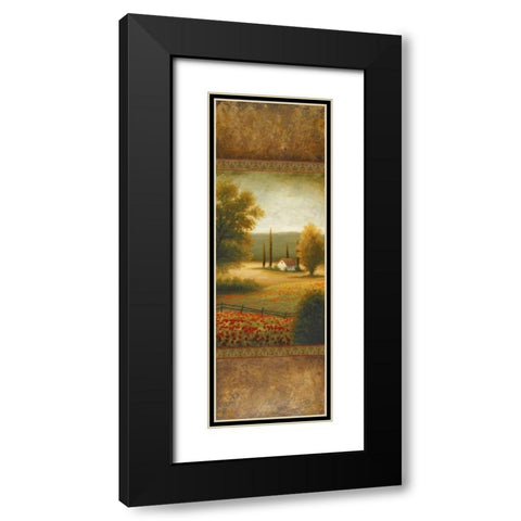 Away In June Black Modern Wood Framed Art Print with Double Matting by Marcon, Michael