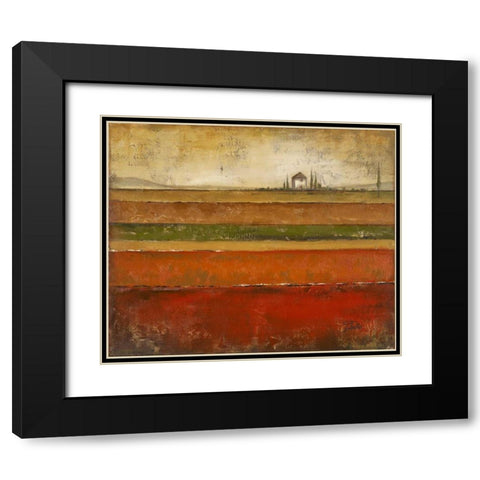 Tuscany I Black Modern Wood Framed Art Print with Double Matting by Pinto, Patricia