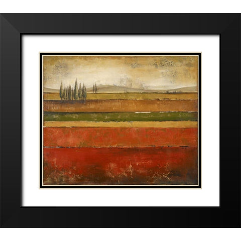 Tuscany II Black Modern Wood Framed Art Print with Double Matting by Pinto, Patricia