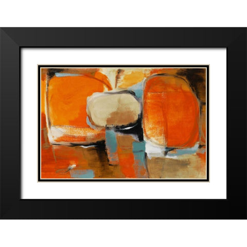All Jazzed Up Black Modern Wood Framed Art Print with Double Matting by Loreth, Lanie