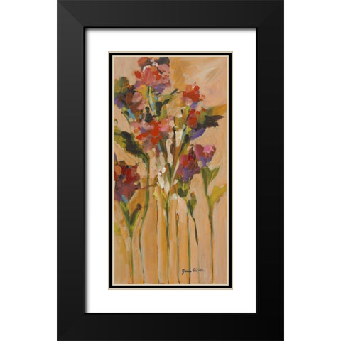 Wild Flowers II Black Modern Wood Framed Art Print with Double Matting by Slivka, Jane