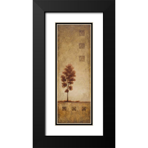 Chippewa Tree I Black Modern Wood Framed Art Print with Double Matting by Marcon, Michael