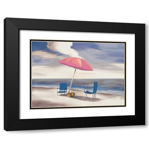Noon By The Shore I Black Modern Wood Framed Art Print with Double Matting by Rhyan, Vivien