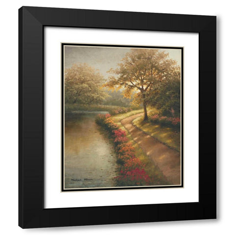 Morning Light I Black Modern Wood Framed Art Print with Double Matting by Marcon, Michael
