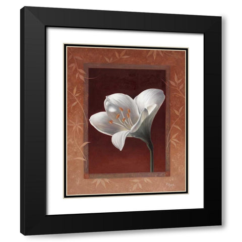 Ice Princess Black Modern Wood Framed Art Print with Double Matting by Rhyan, Vivien