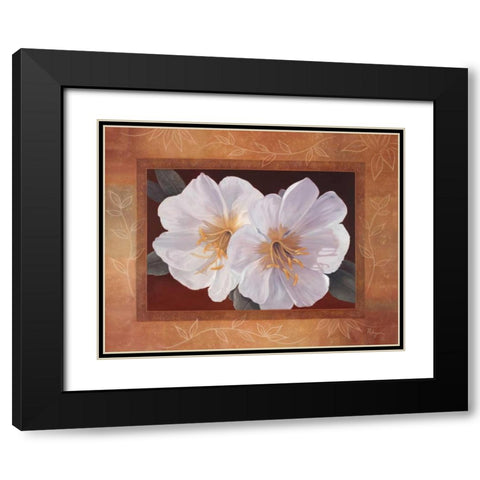 Morning Bloom Black Modern Wood Framed Art Print with Double Matting by Rhyan, Vivien