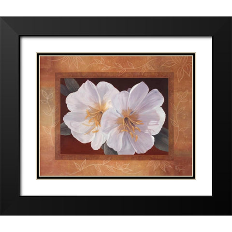 Morning Bloom Black Modern Wood Framed Art Print with Double Matting by Rhyan, Vivien