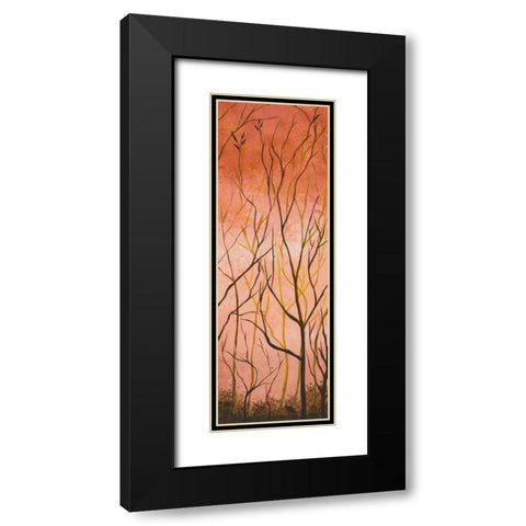 Wildwood III Black Modern Wood Framed Art Print with Double Matting by Londono, Elizabeth