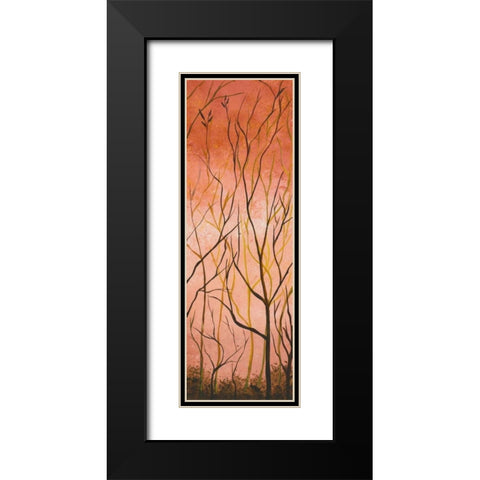 Wildwood III Black Modern Wood Framed Art Print with Double Matting by Londono, Elizabeth