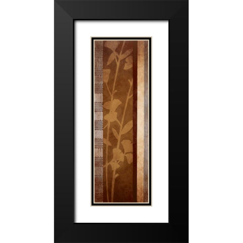 Urban Garden I in Honey Black Modern Wood Framed Art Print with Double Matting by Loreth, Lanie