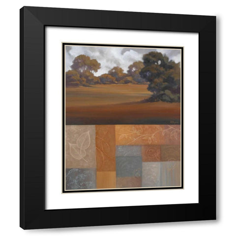 Autumn I Black Modern Wood Framed Art Print with Double Matting by Rhyan, Vivien