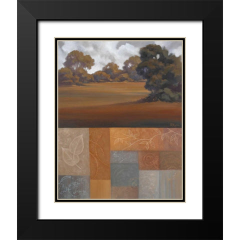 Autumn I Black Modern Wood Framed Art Print with Double Matting by Rhyan, Vivien