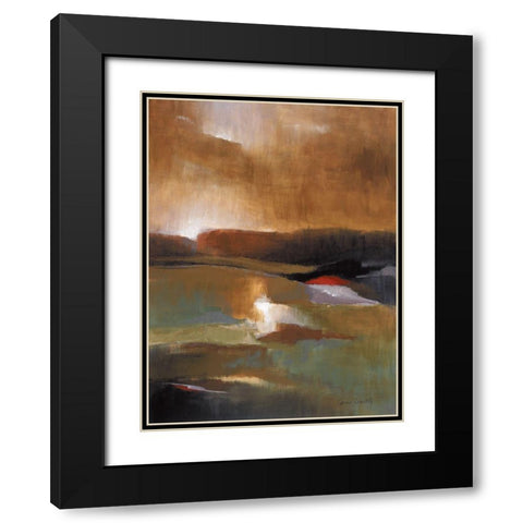 Countryside Journey 1 Black Modern Wood Framed Art Print with Double Matting by Loreth, Lanie