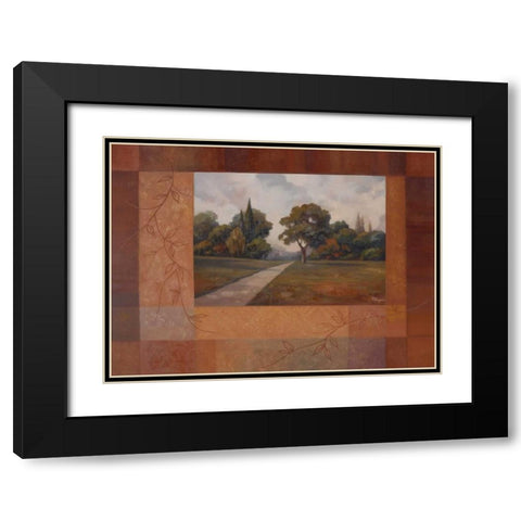 Changing Seasons I Black Modern Wood Framed Art Print with Double Matting by Rhyan, Vivien