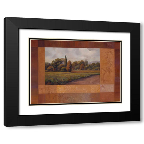 Changing Seasons II Black Modern Wood Framed Art Print with Double Matting by Rhyan, Vivien