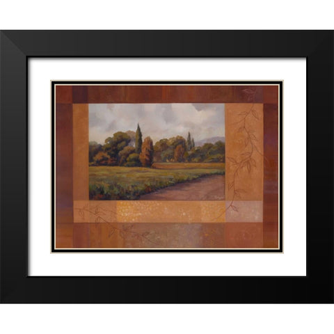 Changing Seasons II Black Modern Wood Framed Art Print with Double Matting by Rhyan, Vivien