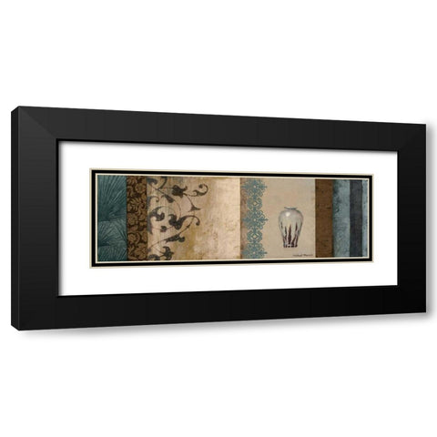 Fantasy Floral I Black Modern Wood Framed Art Print with Double Matting by Marcon, Michael