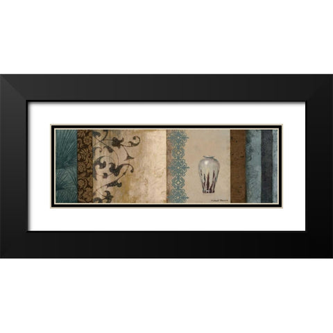 Fantasy Floral I Black Modern Wood Framed Art Print with Double Matting by Marcon, Michael