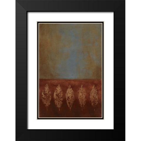 Stem of Brunir I Black Modern Wood Framed Art Print with Double Matting by Loreth, Lanie