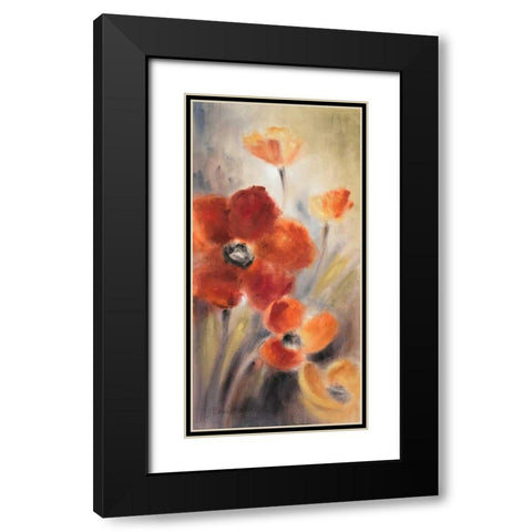 Secret Garden I Black Modern Wood Framed Art Print with Double Matting by Loreth, Lanie