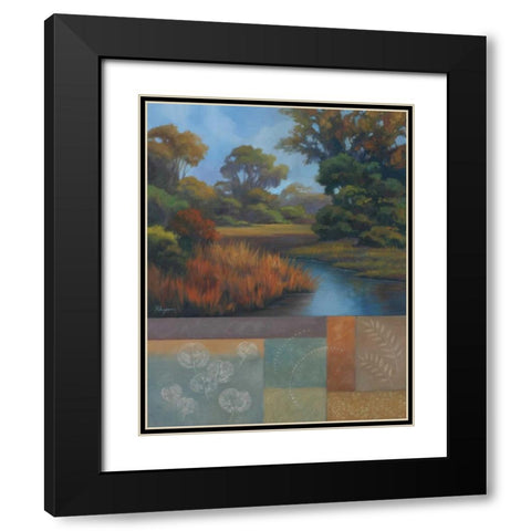 Shades of Afternoon I Black Modern Wood Framed Art Print with Double Matting by Rhyan, Vivien
