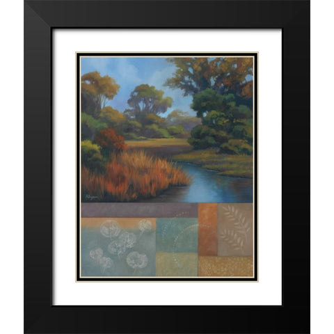 Shades of Afternoon I Black Modern Wood Framed Art Print with Double Matting by Rhyan, Vivien