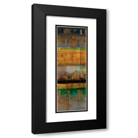 The World As We Know It I Black Modern Wood Framed Art Print with Double Matting by Loreth, Lanie