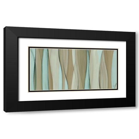 Neutral Coalescence II Black Modern Wood Framed Art Print with Double Matting by Loreth, Lanie