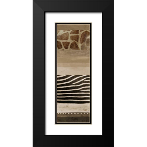 Africa II Black Modern Wood Framed Art Print with Double Matting by Pinto, Patricia